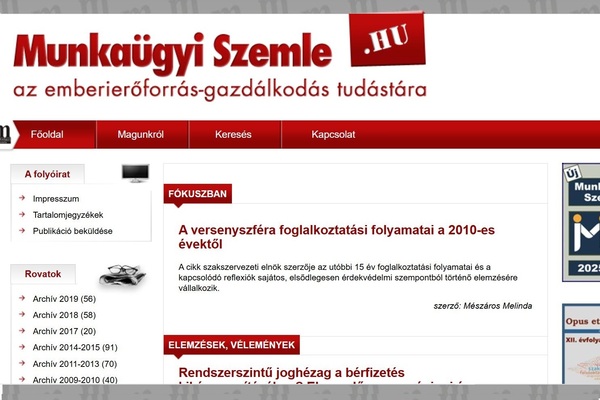 A versenyszféra foglalkoztatási folyamatai