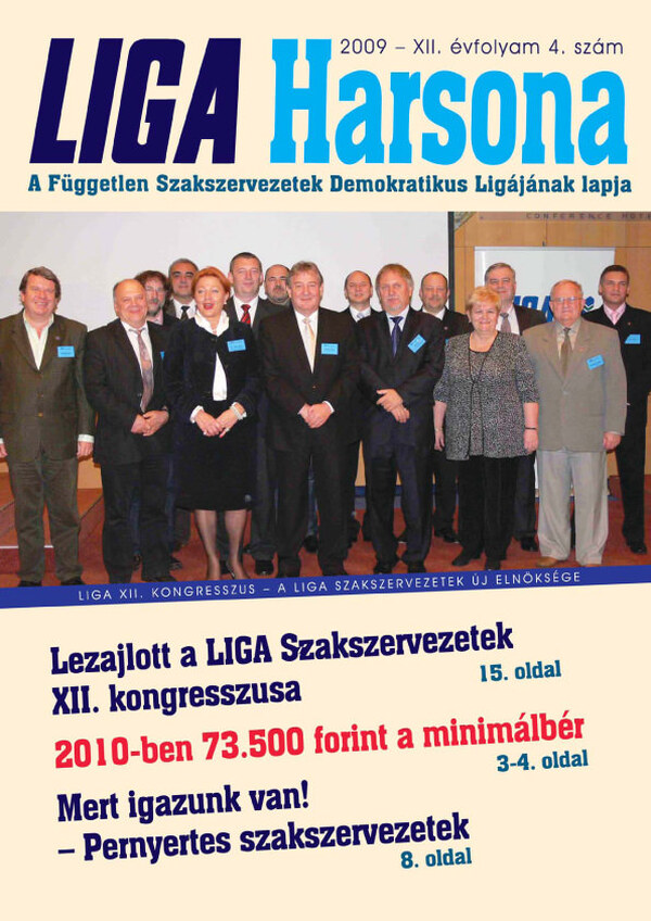 LIGA Harsona 2009. IV. szám