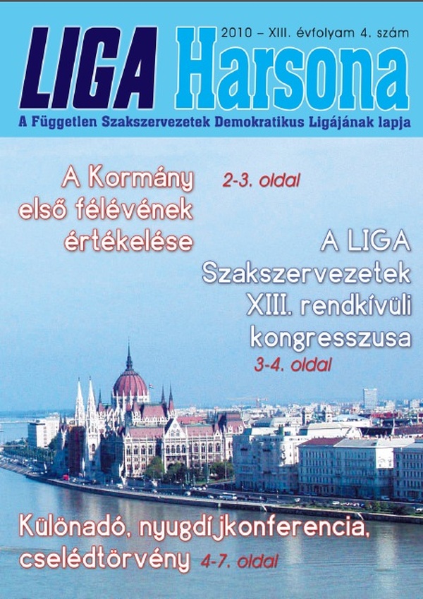 LIGA Harsona 2010. IV. szám