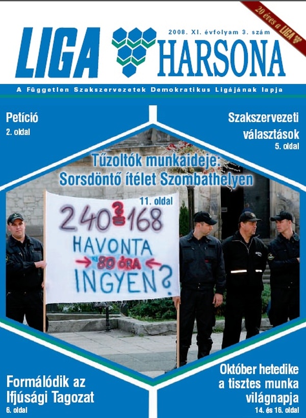 LIGA Harsona 2008. III. szám
