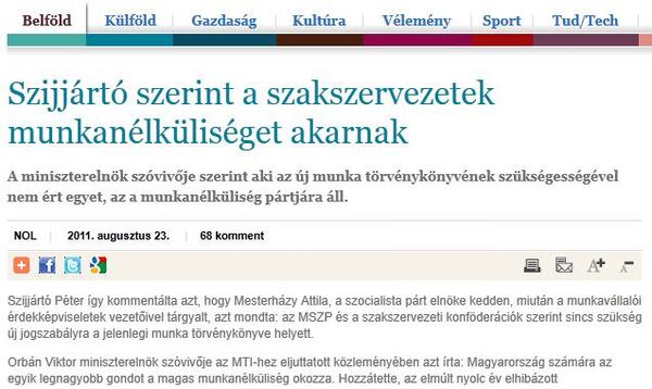 Az új Mt. nem segítene a munkanélküliségen