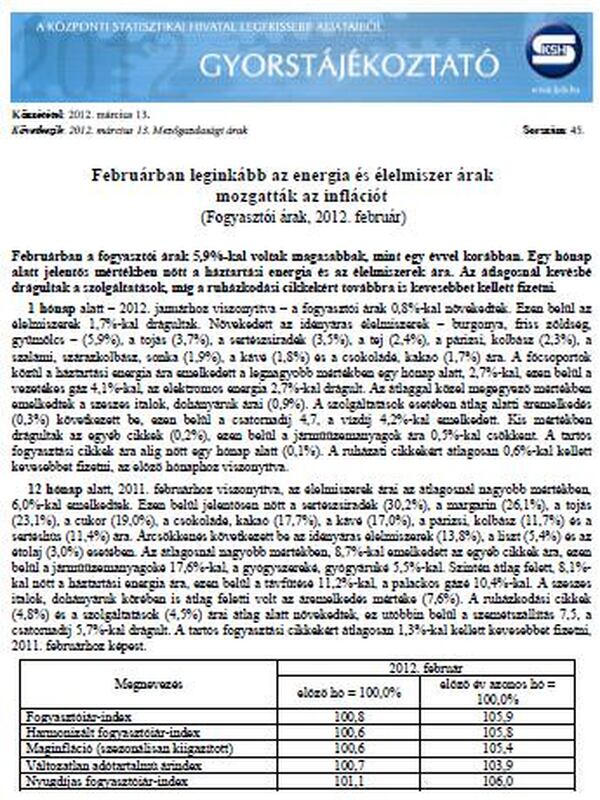 Nagyot zuhant a reálkereset