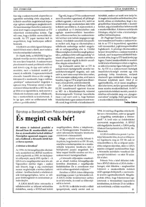 LIGA Harsona 1995. február