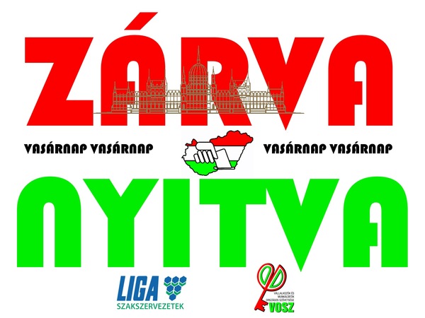 Népszavazást kezdeményez a LIGA és a VOSZ a vasárnapi zárvatartásról