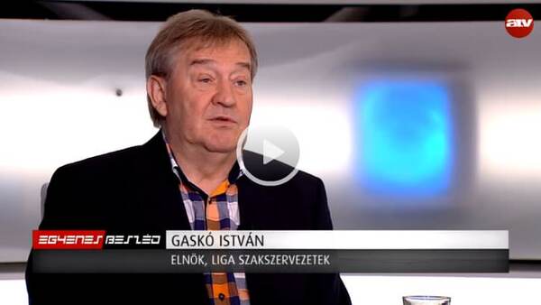 Gaskó István az ATV Egyenes Beszéd c. műsorában 