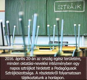 A pedagógussztrájkok folytatódnak 