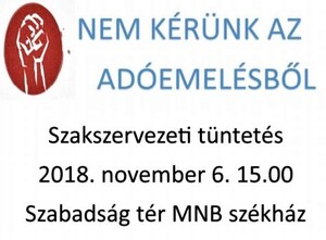 Nem kérünk az adóemelésből! 